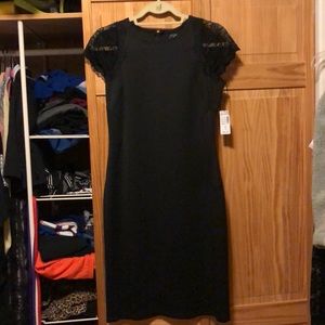 New . Black dress knee high